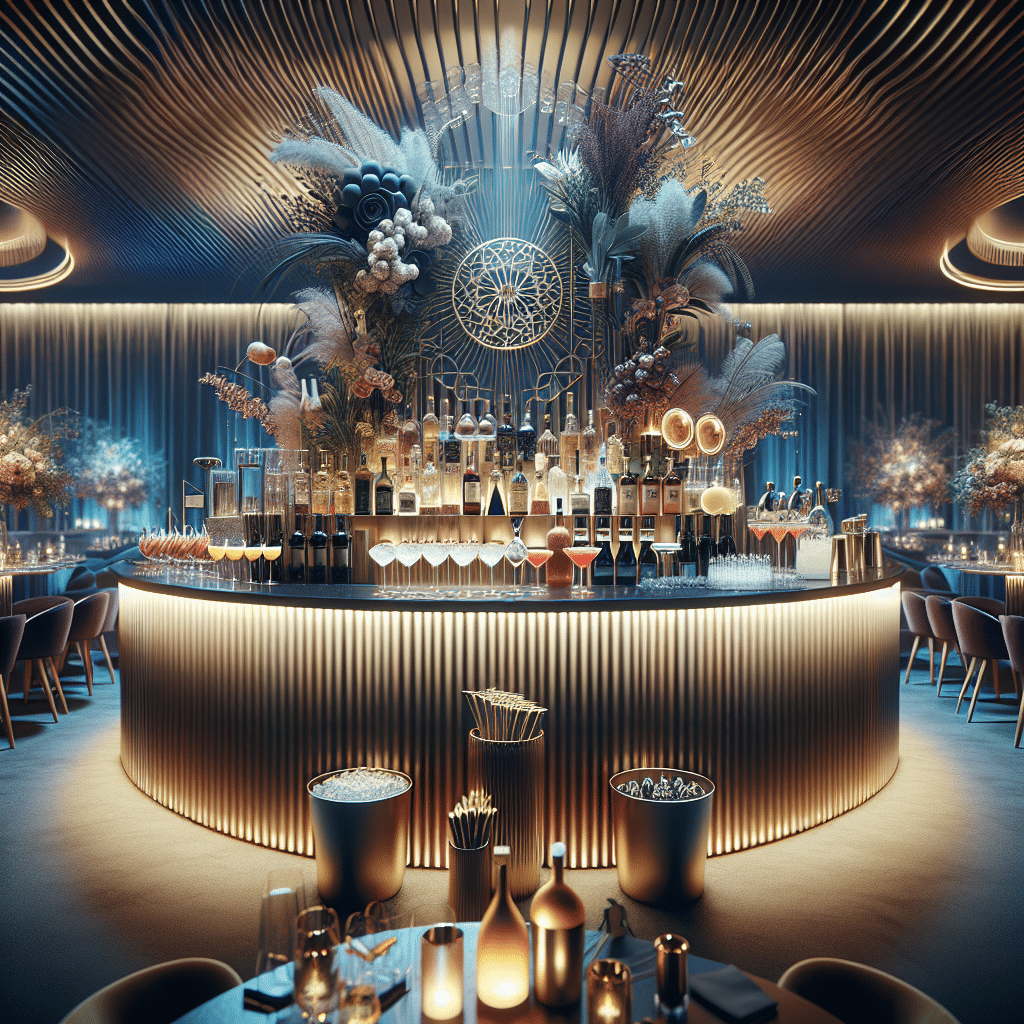 Cómo diseñar una barra de bebidas impactante para tu evento