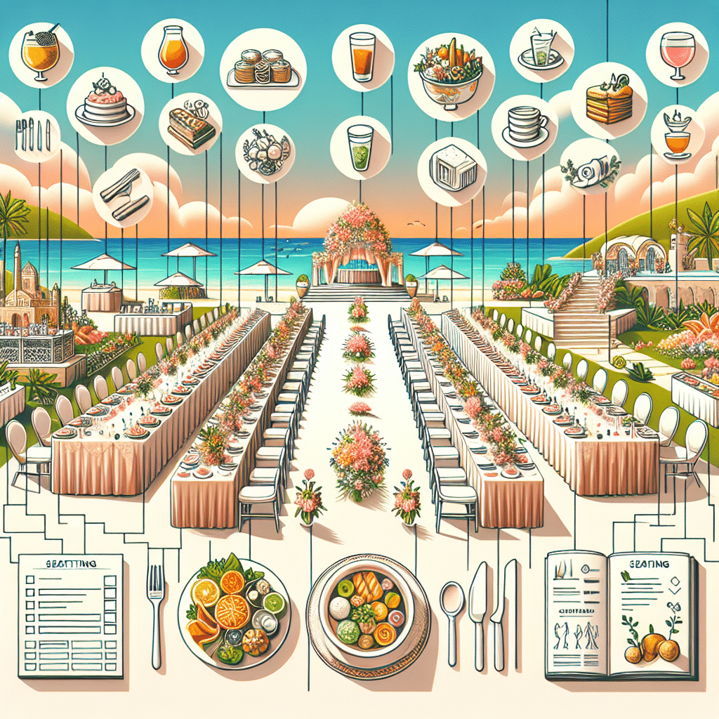 Catering para bodas de destino: planificación y consejos