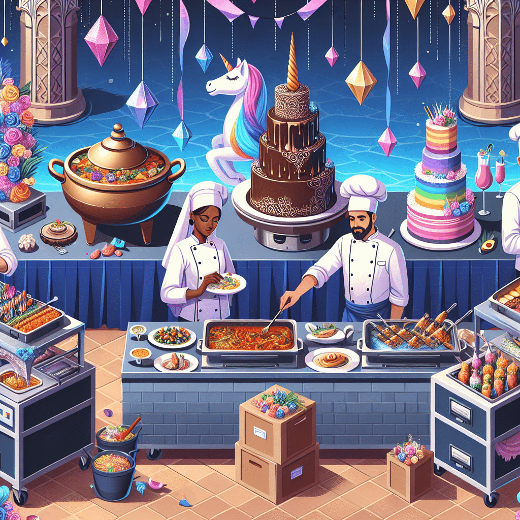 Cómo organizar un catering para bodas temáticas