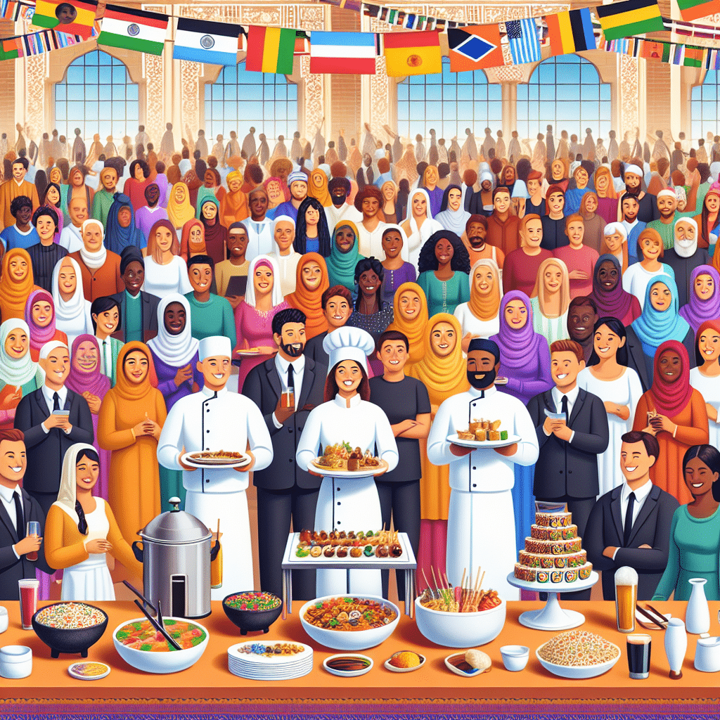 Cómo gestionar eventos con servicio de catering para diferentes culturas