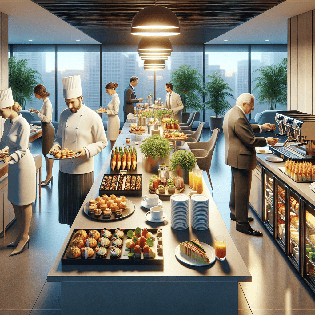Opciones de catering para desayunos empresariales