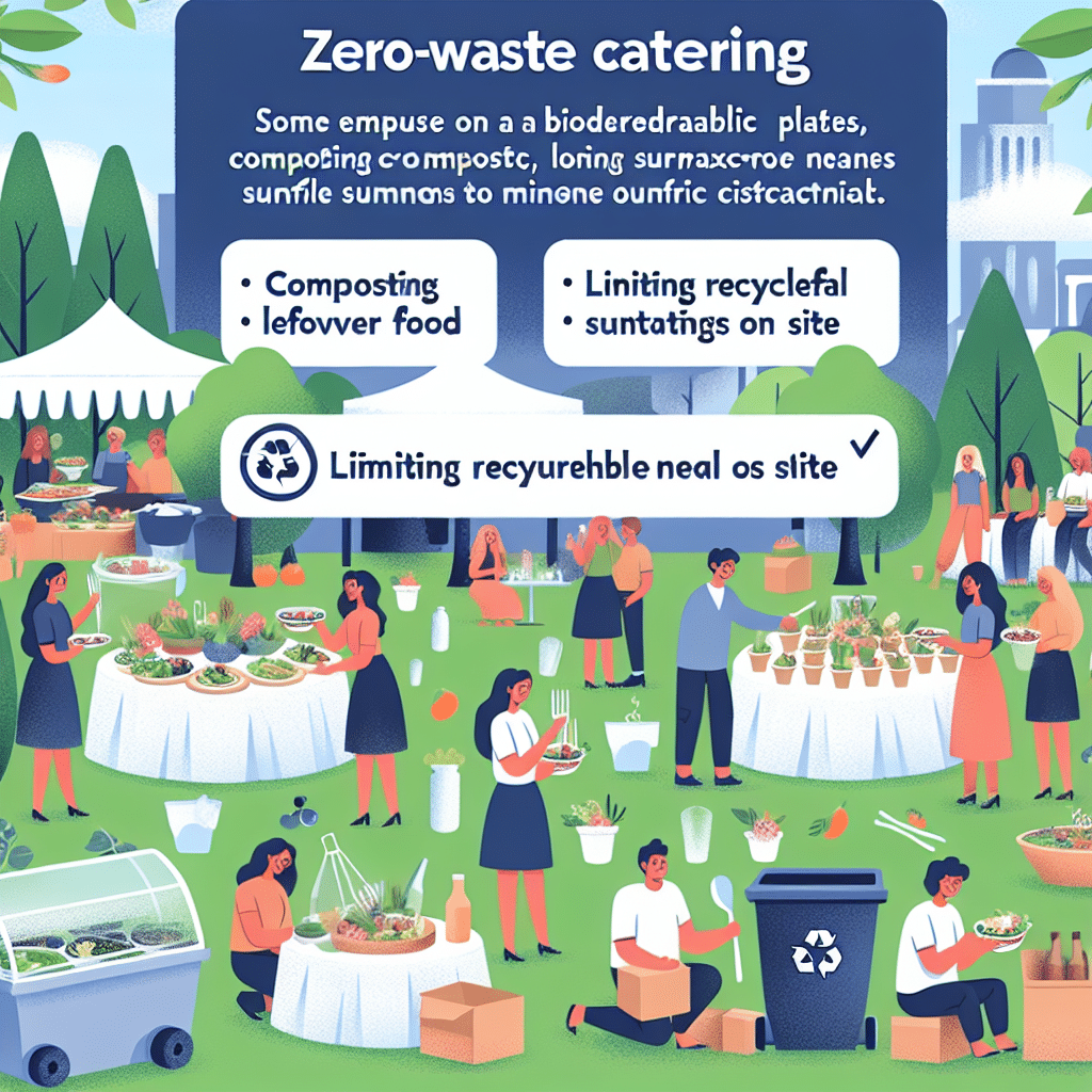 Catering sin desperdicio: cómo reducir el impacto ambiental