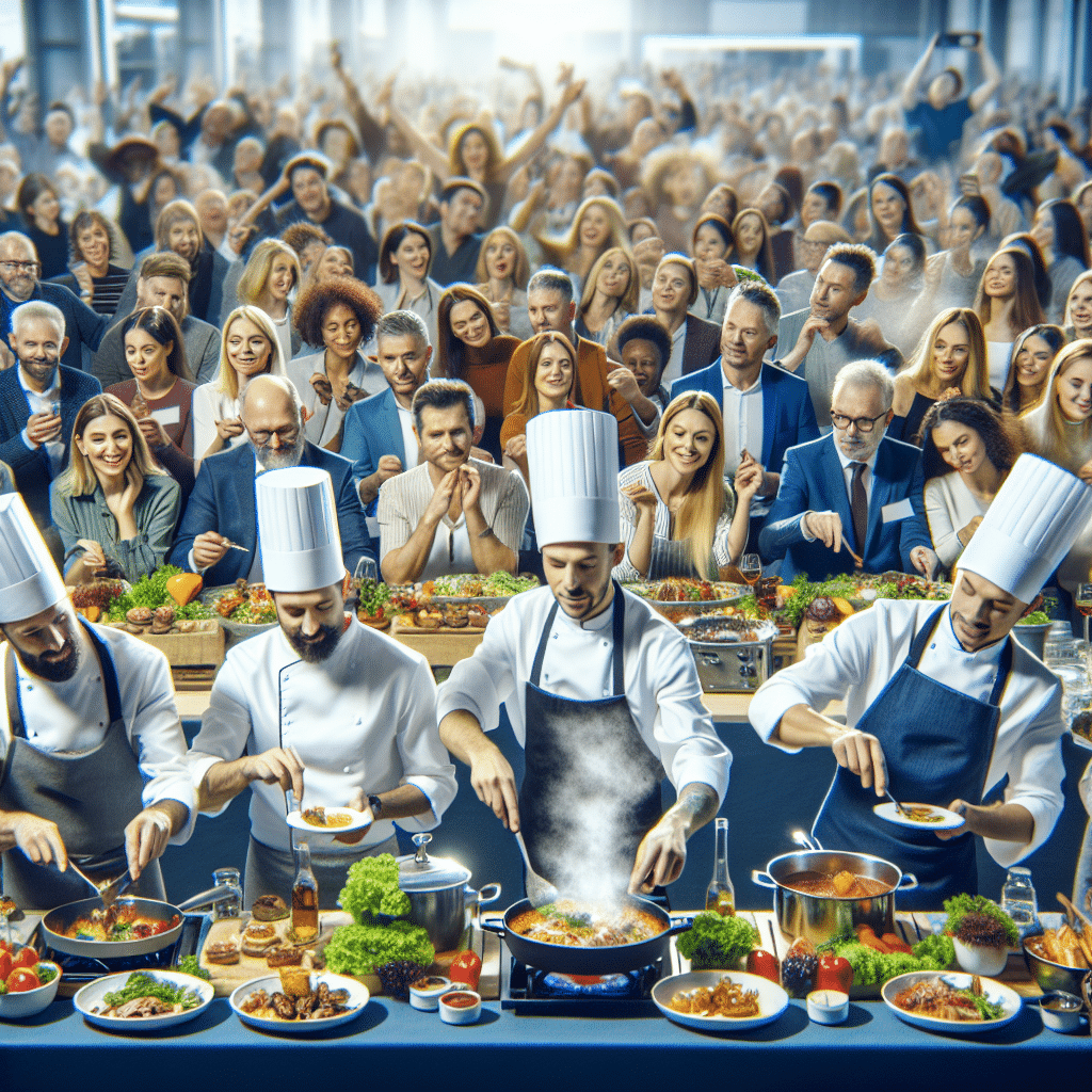 Catering con espectáculo: showcooking y experiencias en vivo