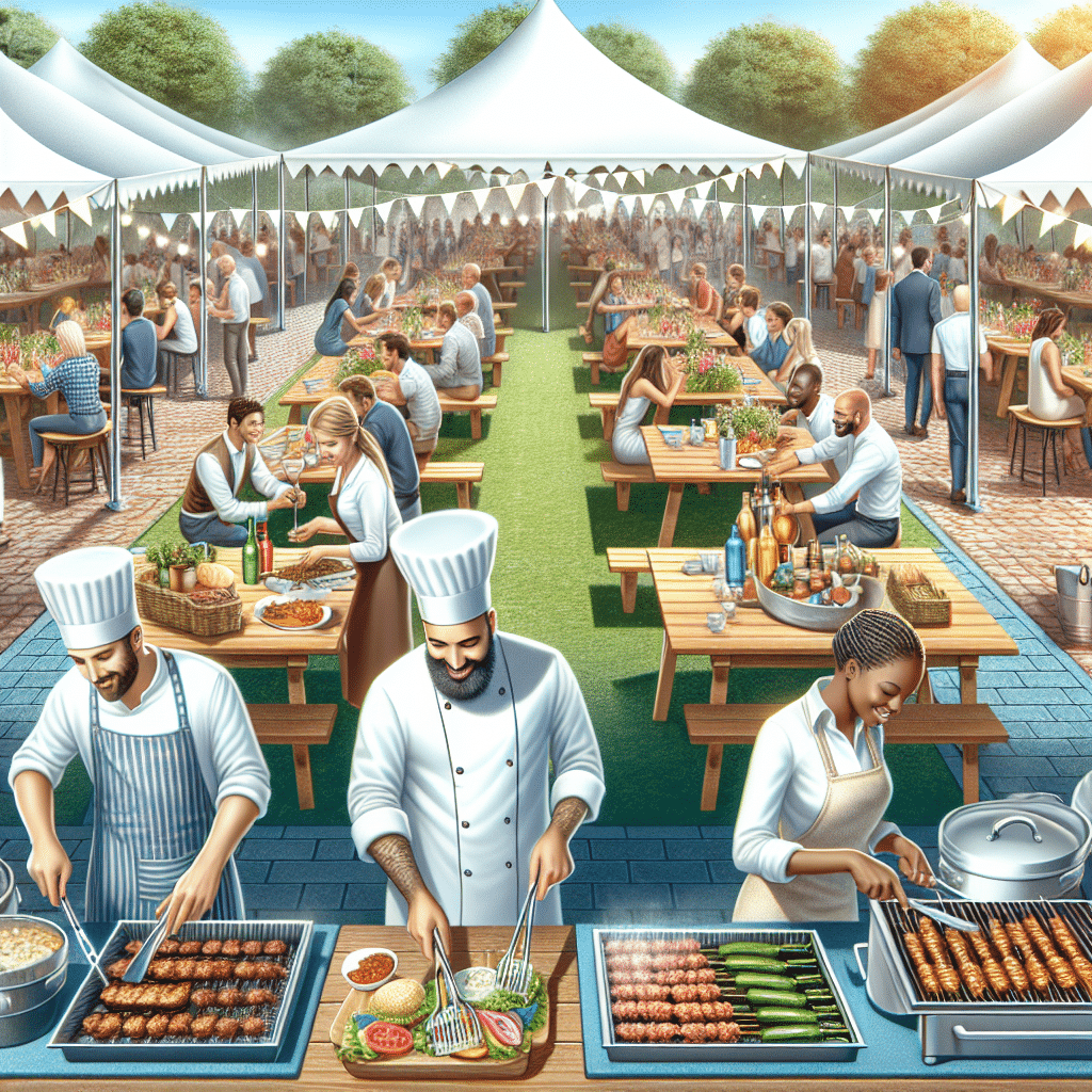 Catering para eventos al aire libre: desafíos y soluciones