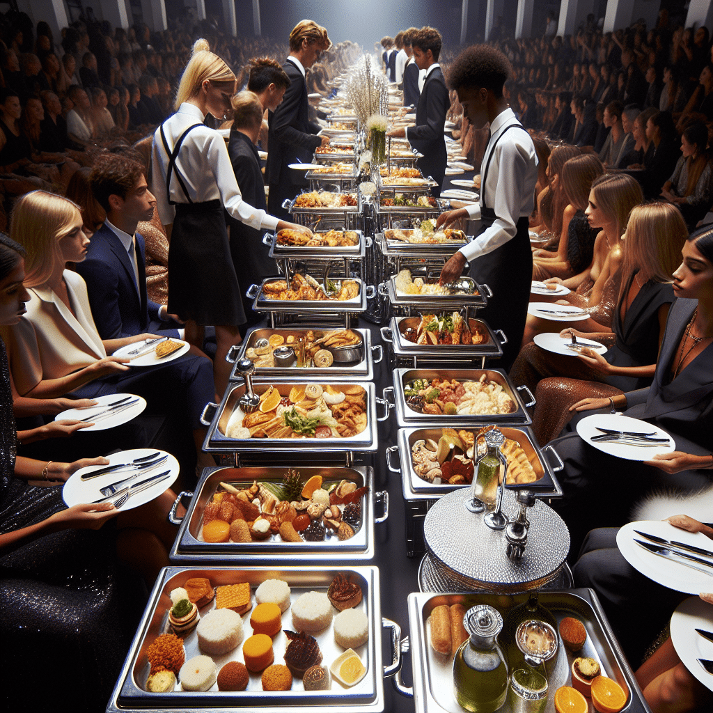 Catering para eventos de moda y desfiles