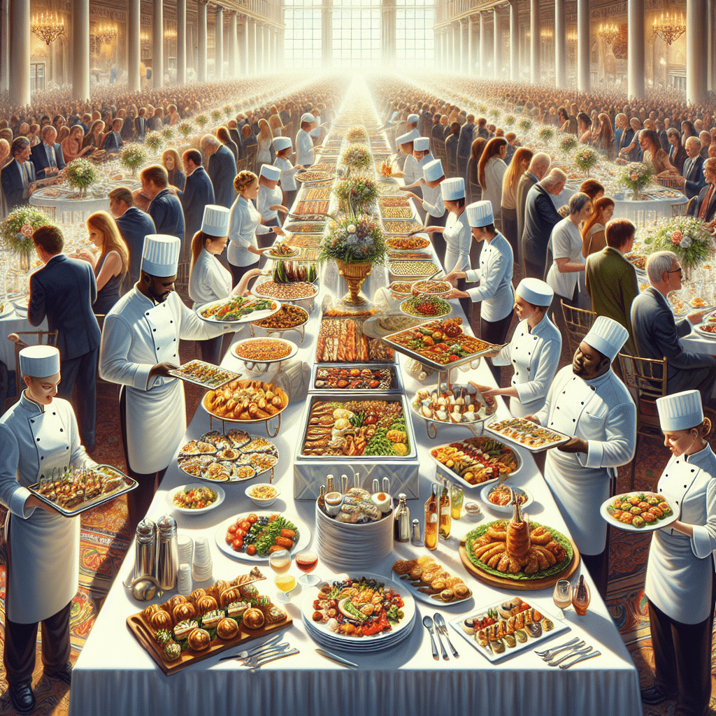 Los secretos de un catering exitoso para grandes convenciones