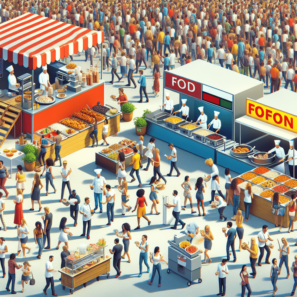 Catering para festivales y grandes eventos: retos y soluciones