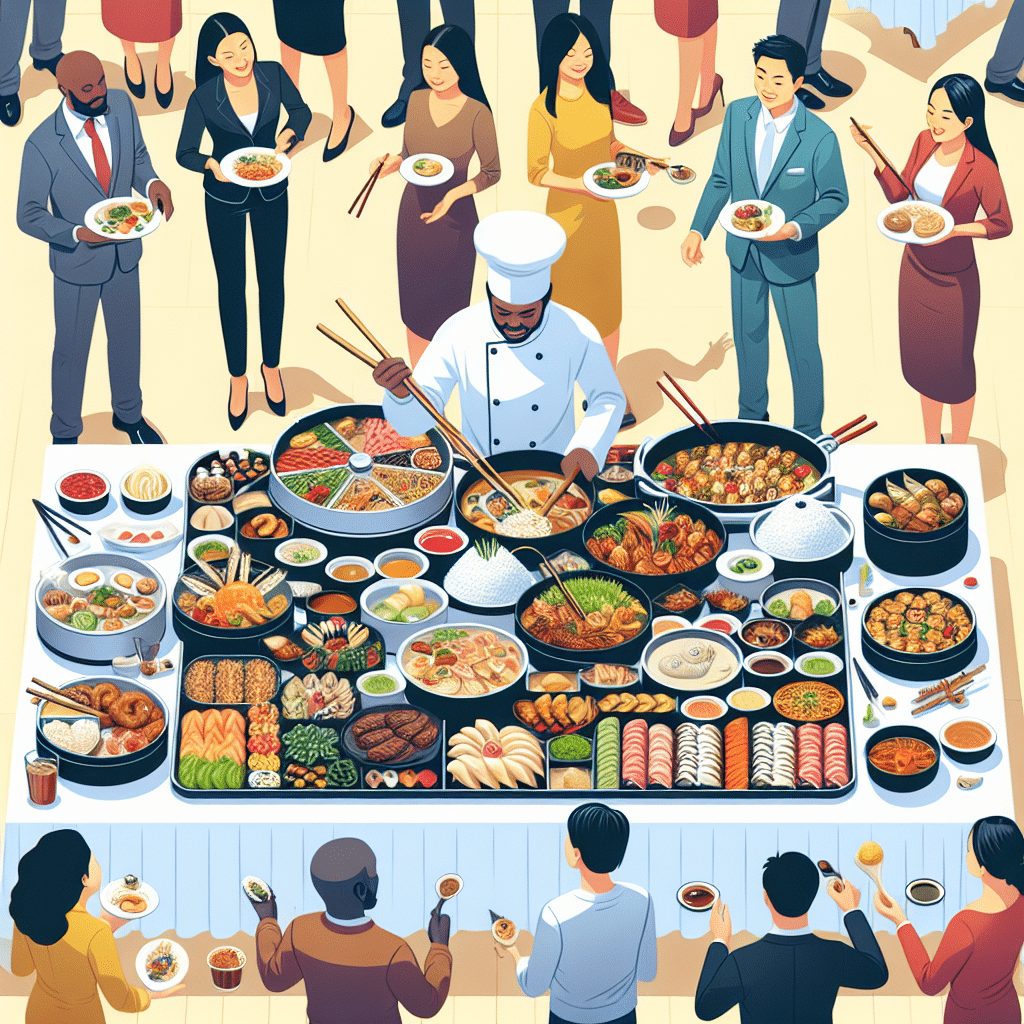 El boom del catering basado en la gastronomía asiática