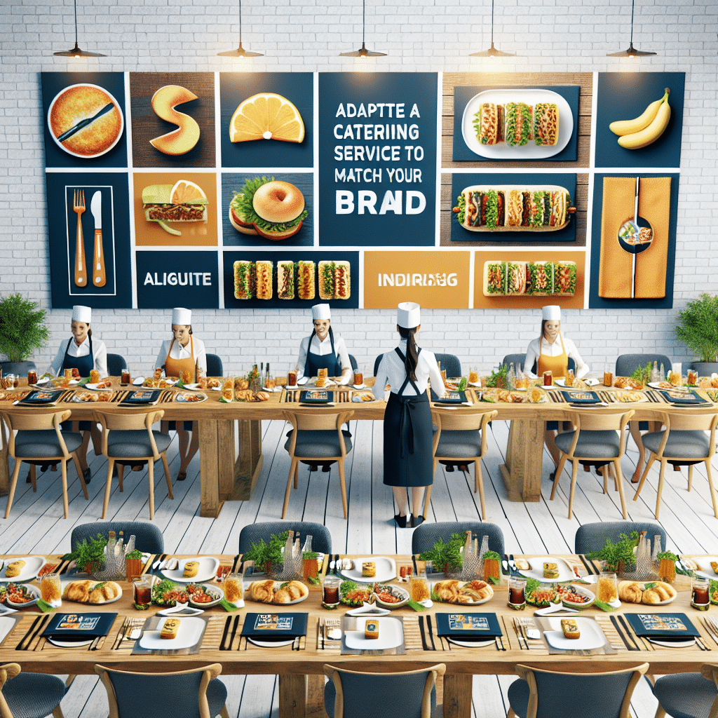 Cómo adaptar un catering a la identidad de una marca