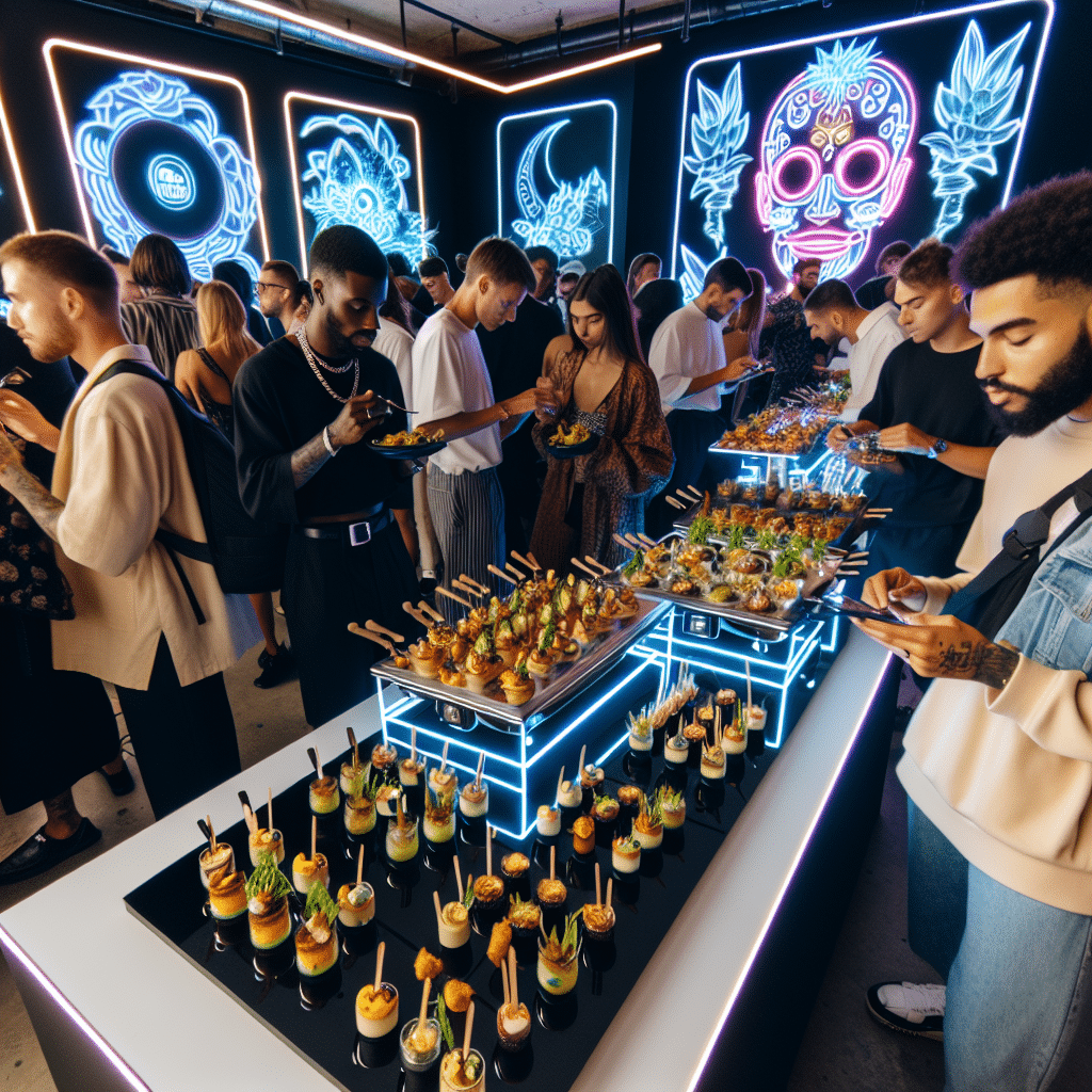 Catering para eventos de influencers y creadores de contenido