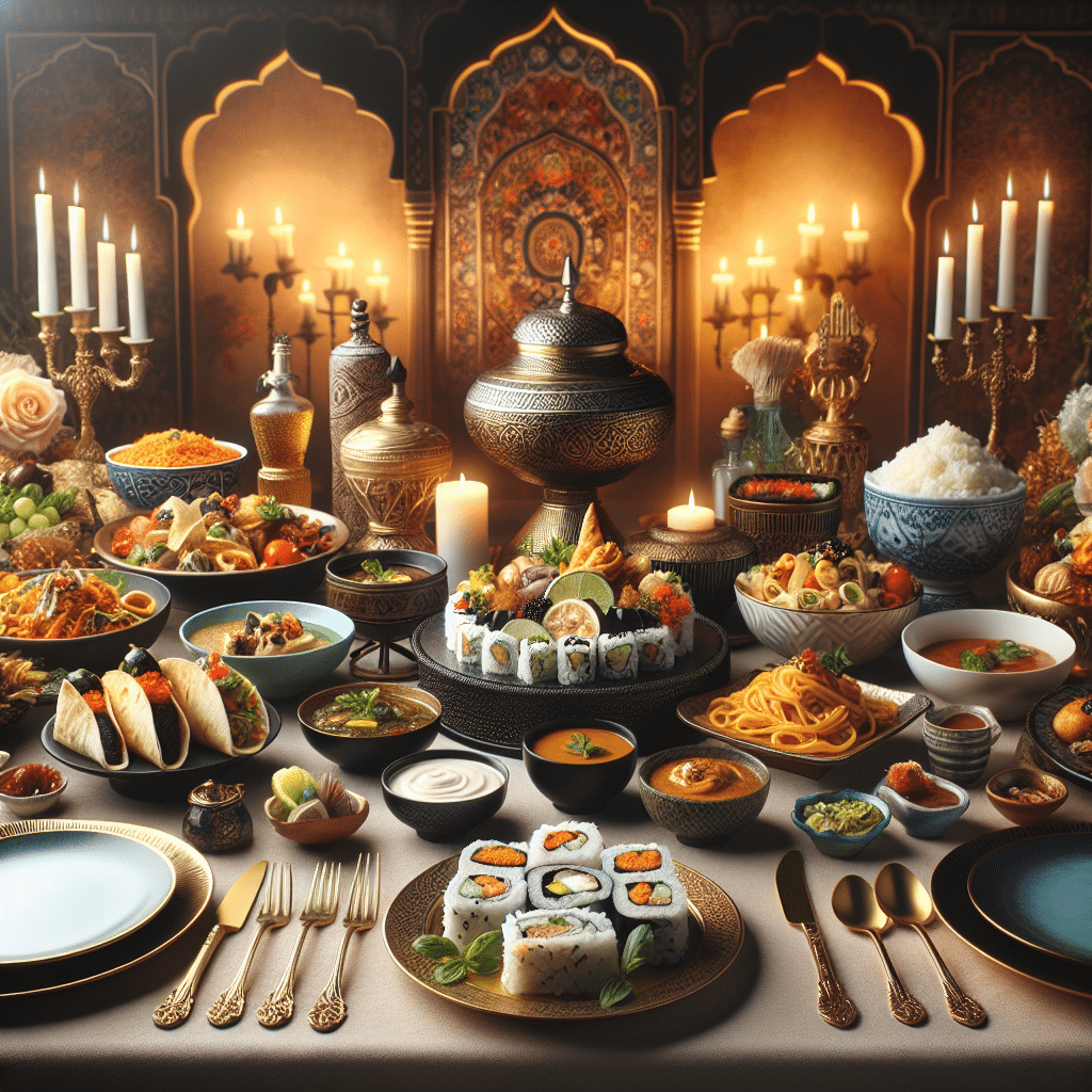 El arte de la combinación perfecta entre comida y decoración