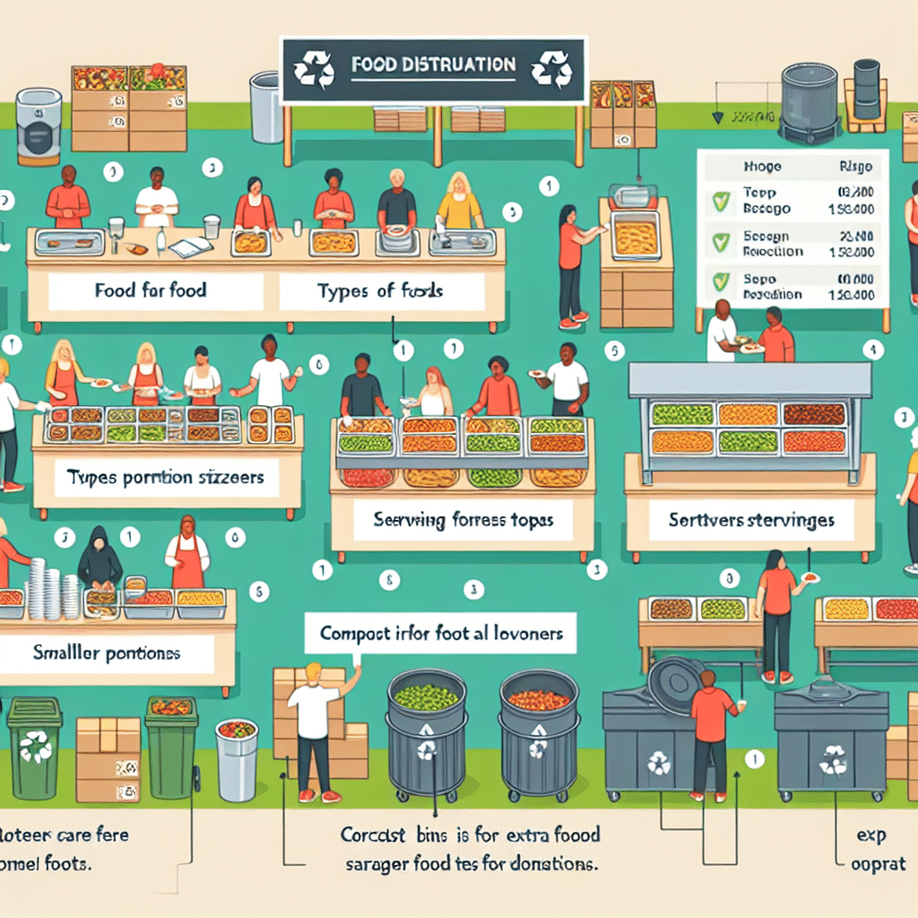 Cómo evitar el desperdicio de comida en grandes eventos