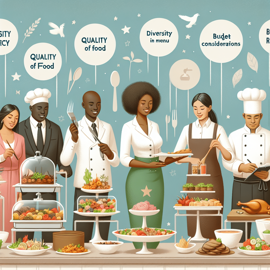 Consejos para elegir el catering ideal para tu evento