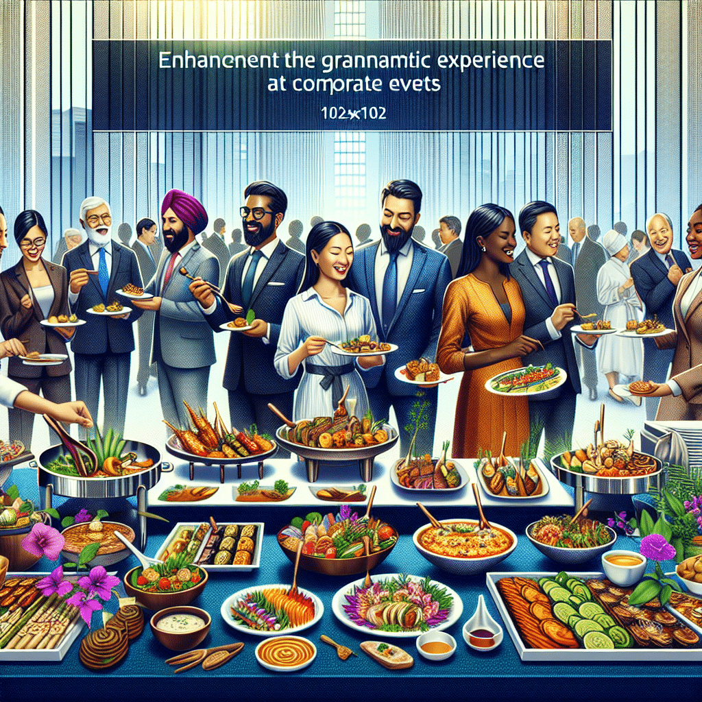 Cómo mejorar la experiencia gastronómica en eventos corporativos