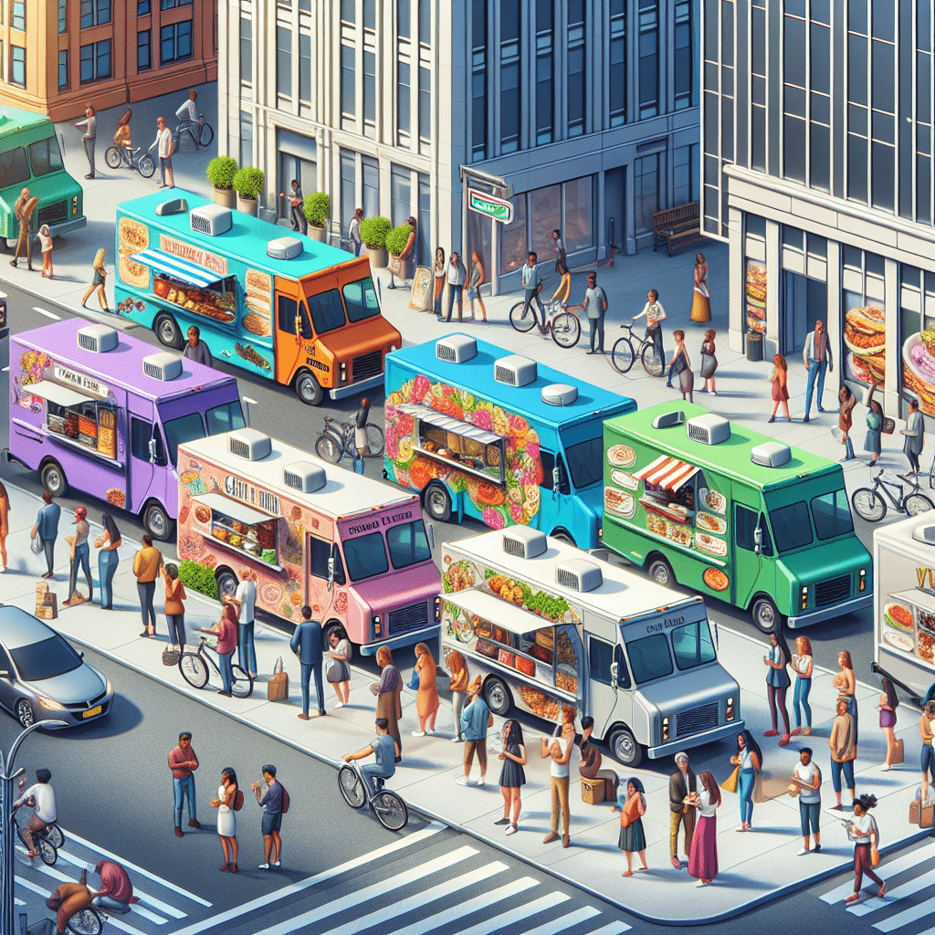 El papel de los food trucks en el catering moderno