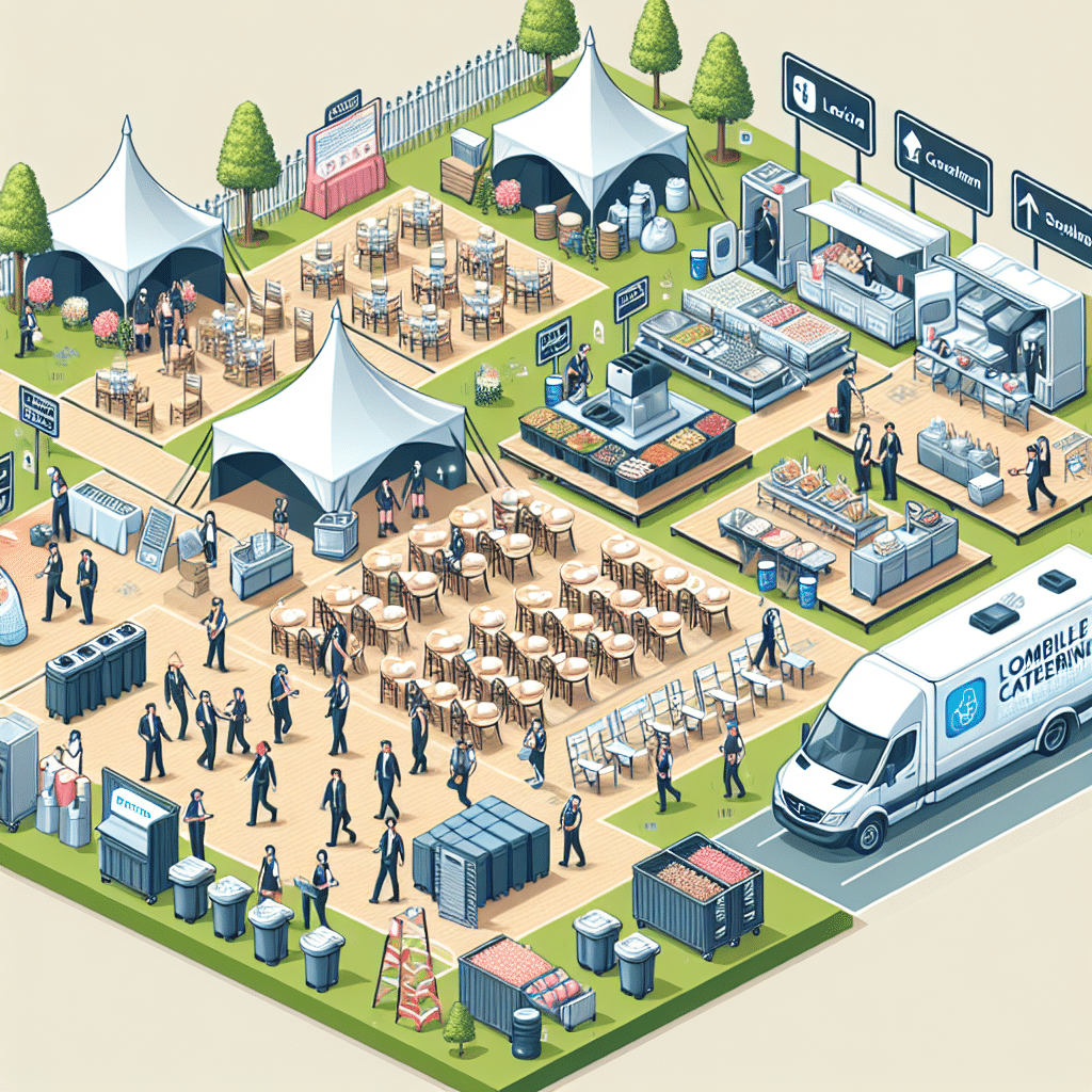 Cómo gestionar la logística de un evento con catering móvil