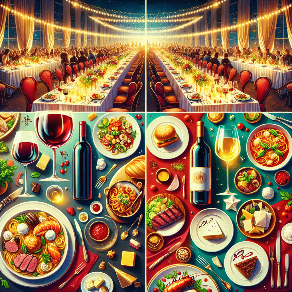 Maridajes perfectos: cómo combinar comida y vino en eventos