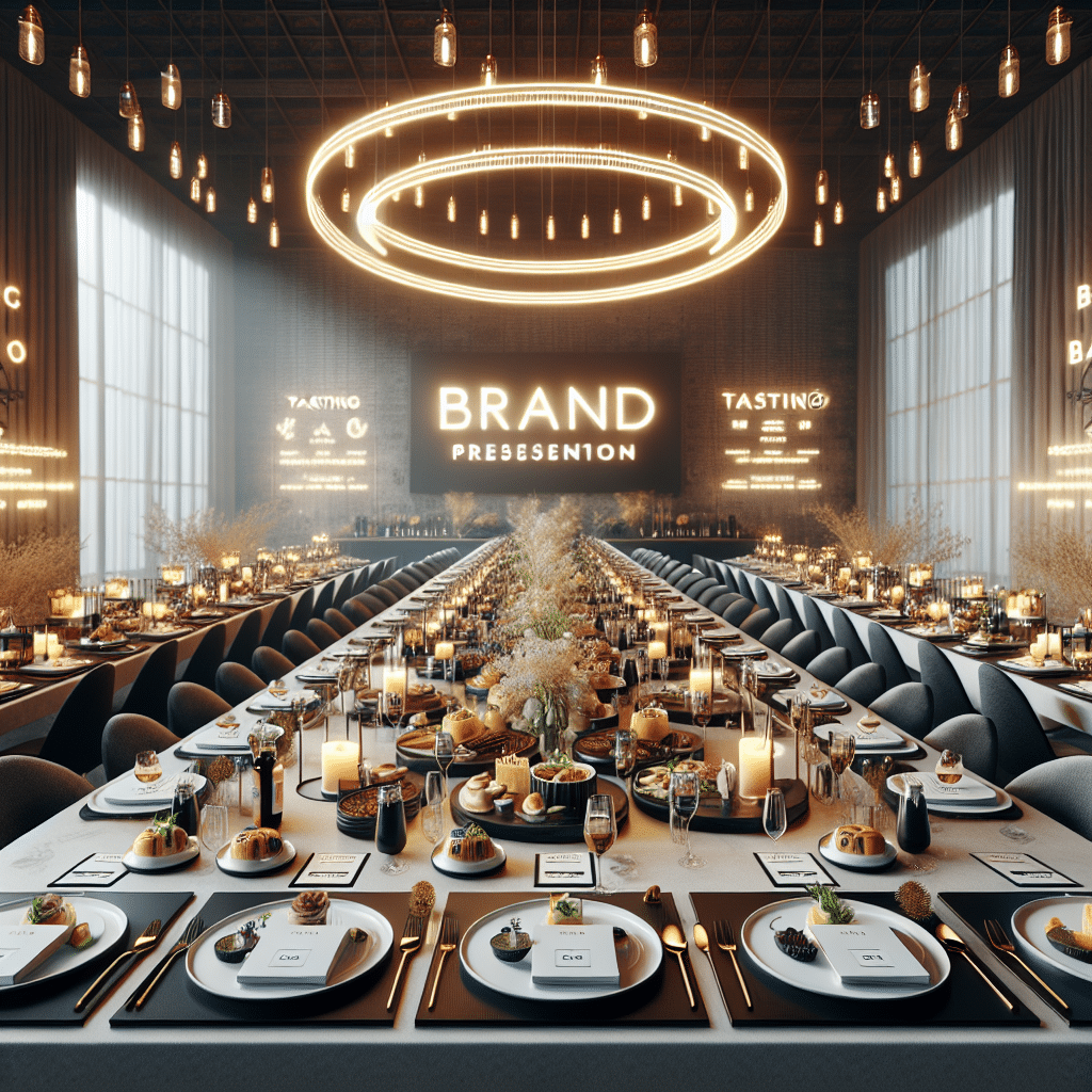Cómo organizar un menú degustación para una presentación de marca