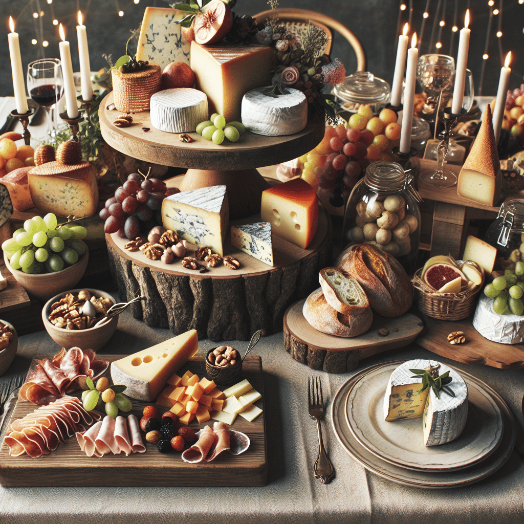 Tendencias en mesas de quesos y embutidos para eventos