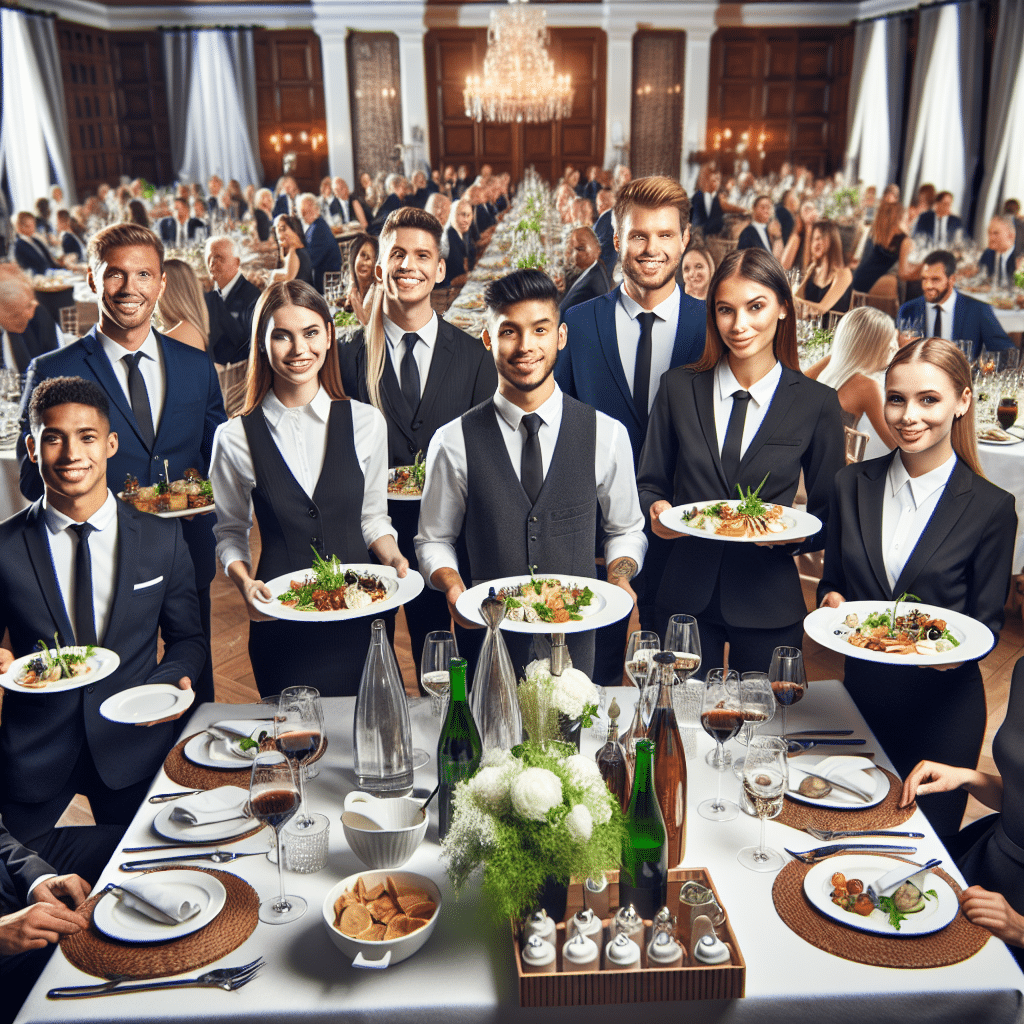 La importancia del servicio de meseros en la experiencia del catering