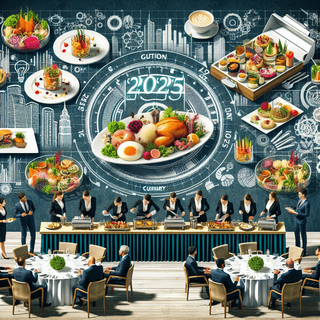 Tendencias gastronómicas para eventos empresariales en 2025
